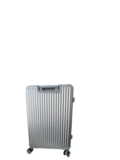 LUGGIT SFO 2.0 Premium Trolley Bag ,SmartView Wide Opening Design,TSA Lock, Polycarbonate Hard Shell,Grey