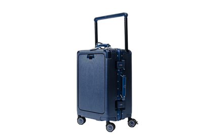 carry on suitcase front opening executive style luggage