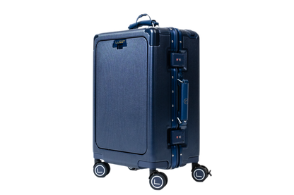 carry on suitcase front opening executive style luggage
