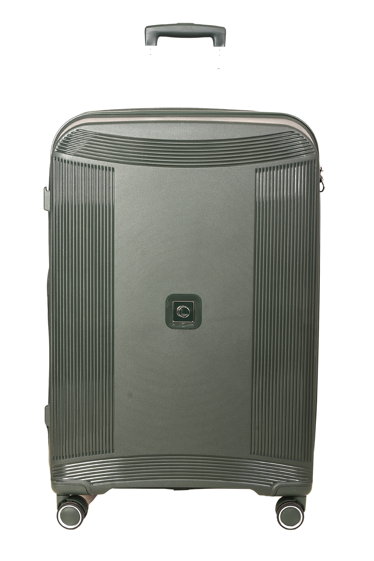 LUGGIT -Nagoya luggage Double zipper & Expandable Design cabin , medium large deep green