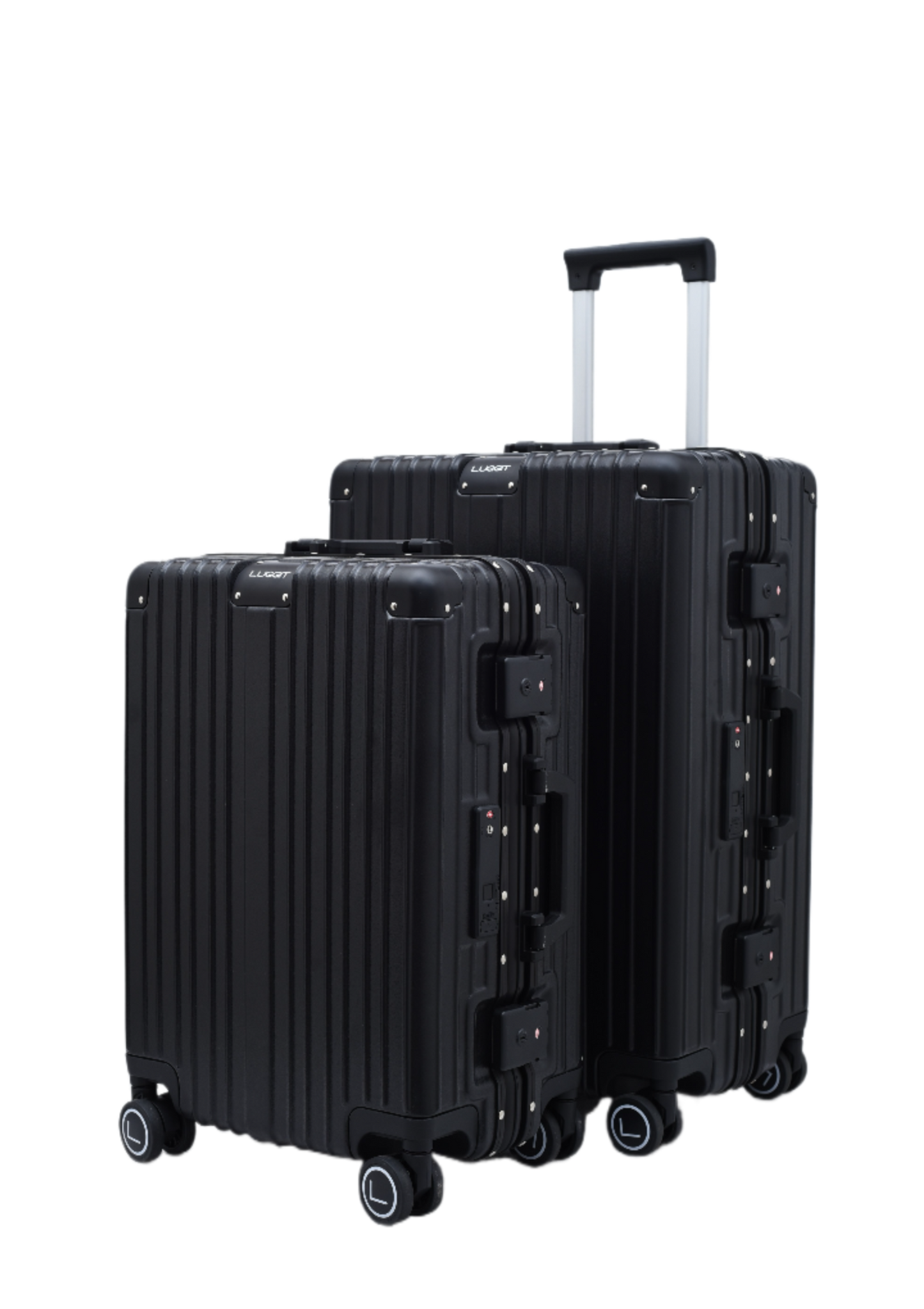 smart trolley luggage with TSA lock and fingerprint security system