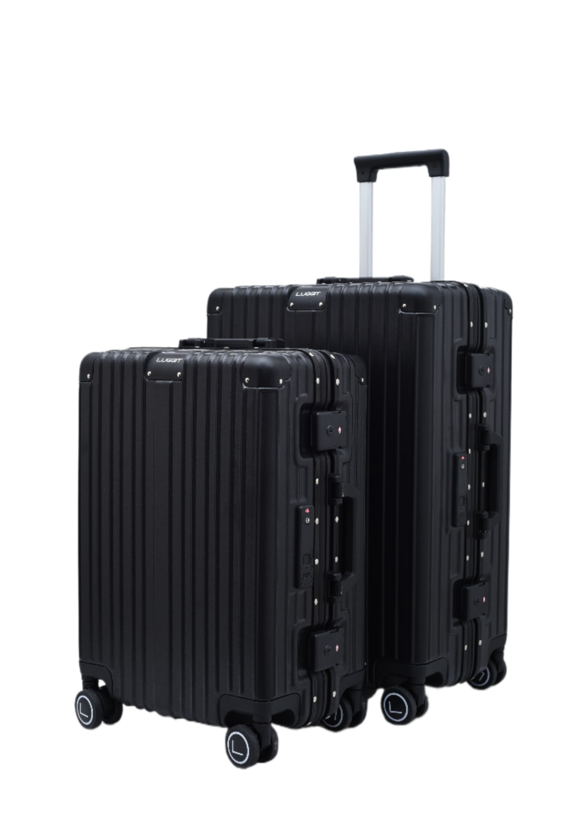 smart trolley luggage with TSA lock and fingerprint security system