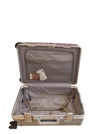 LUGGIT Smart Pro Fingerprint Cabin Luggage – 20 inch-Silver