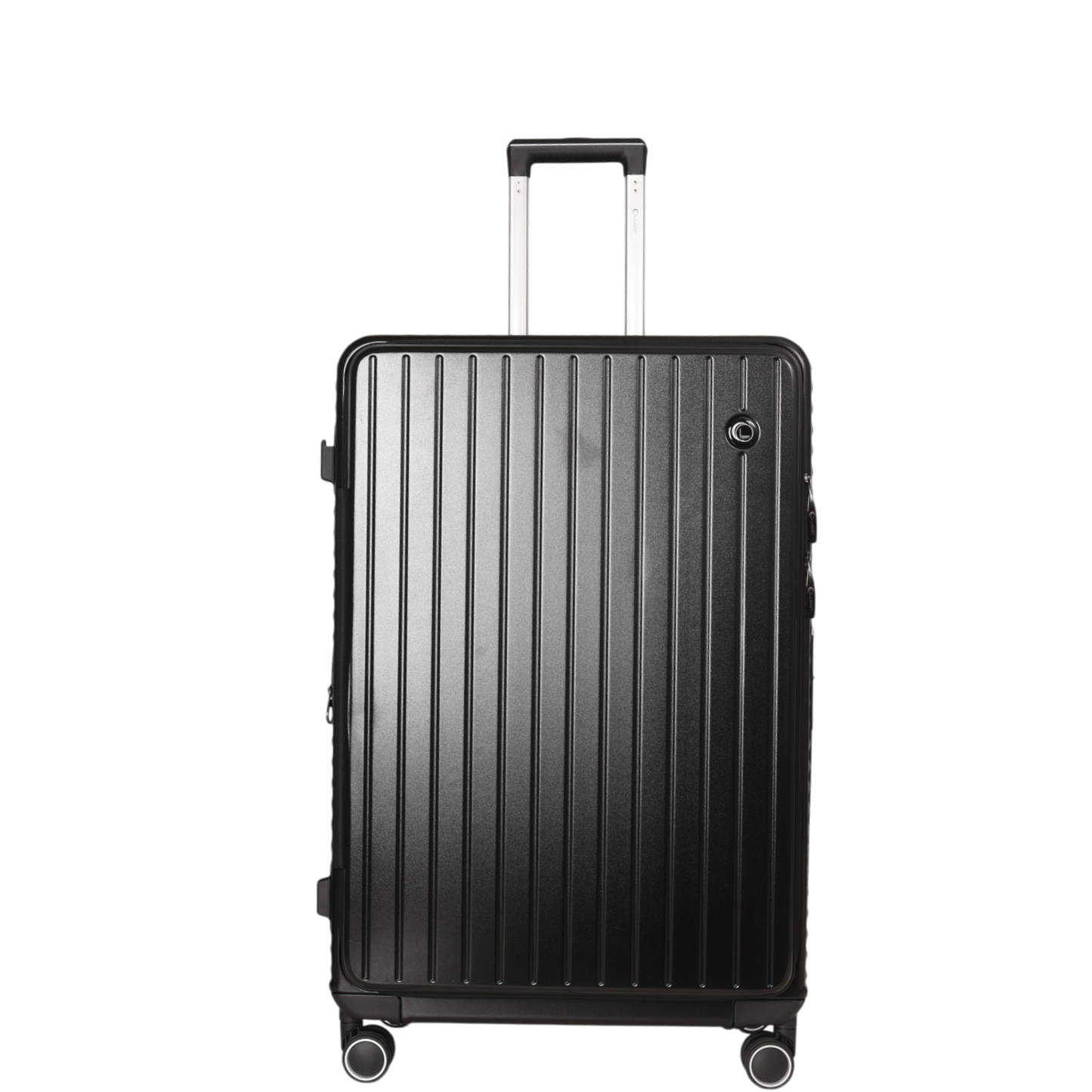 LUGGIT SFO 2.0 Premium Trolley Bag set of 3 ,SmartView Wide Opening Design,TSA Lock, Polycarbonate Hard Shell, Black