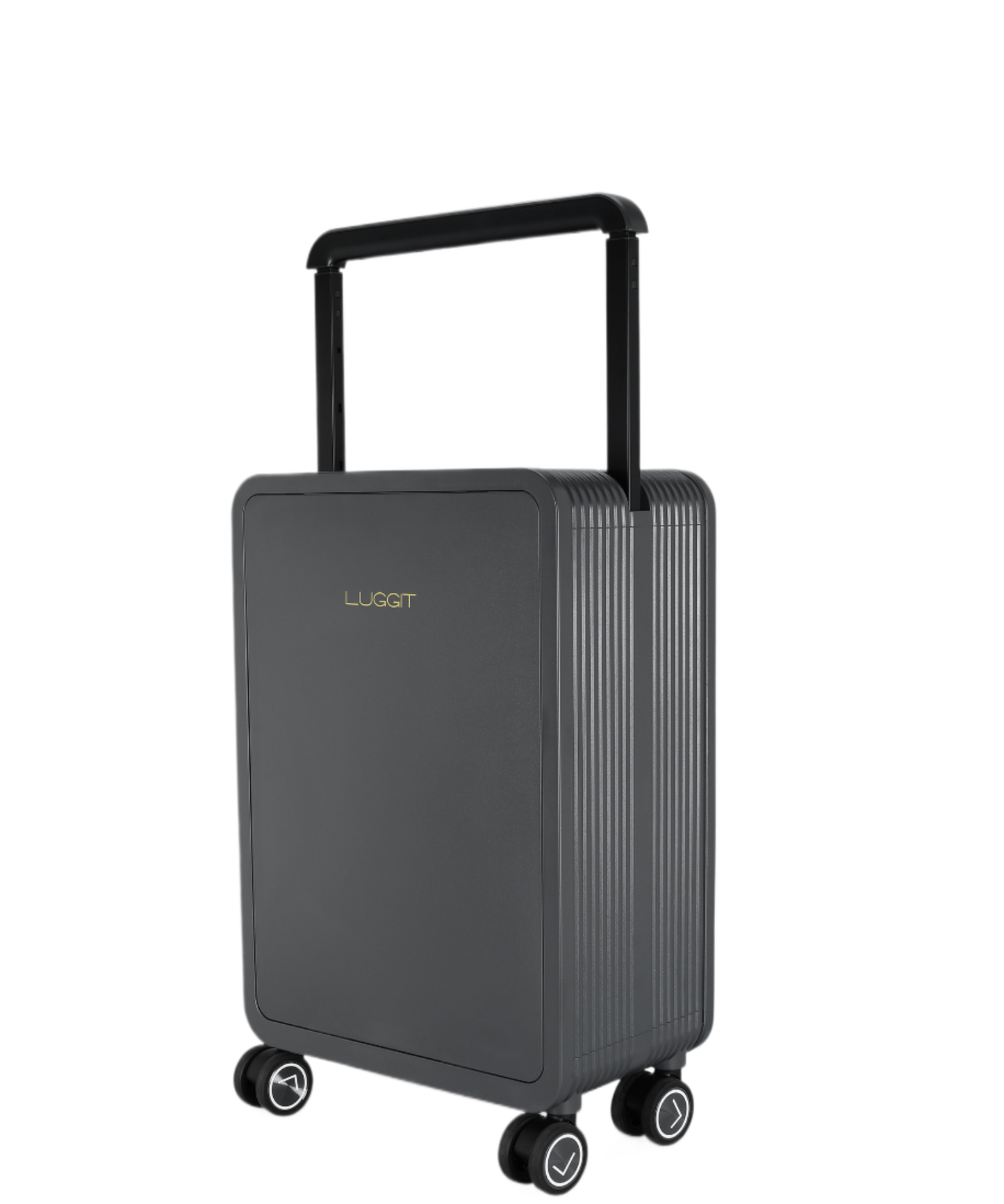 Black suitcase with 'Luggit' 
