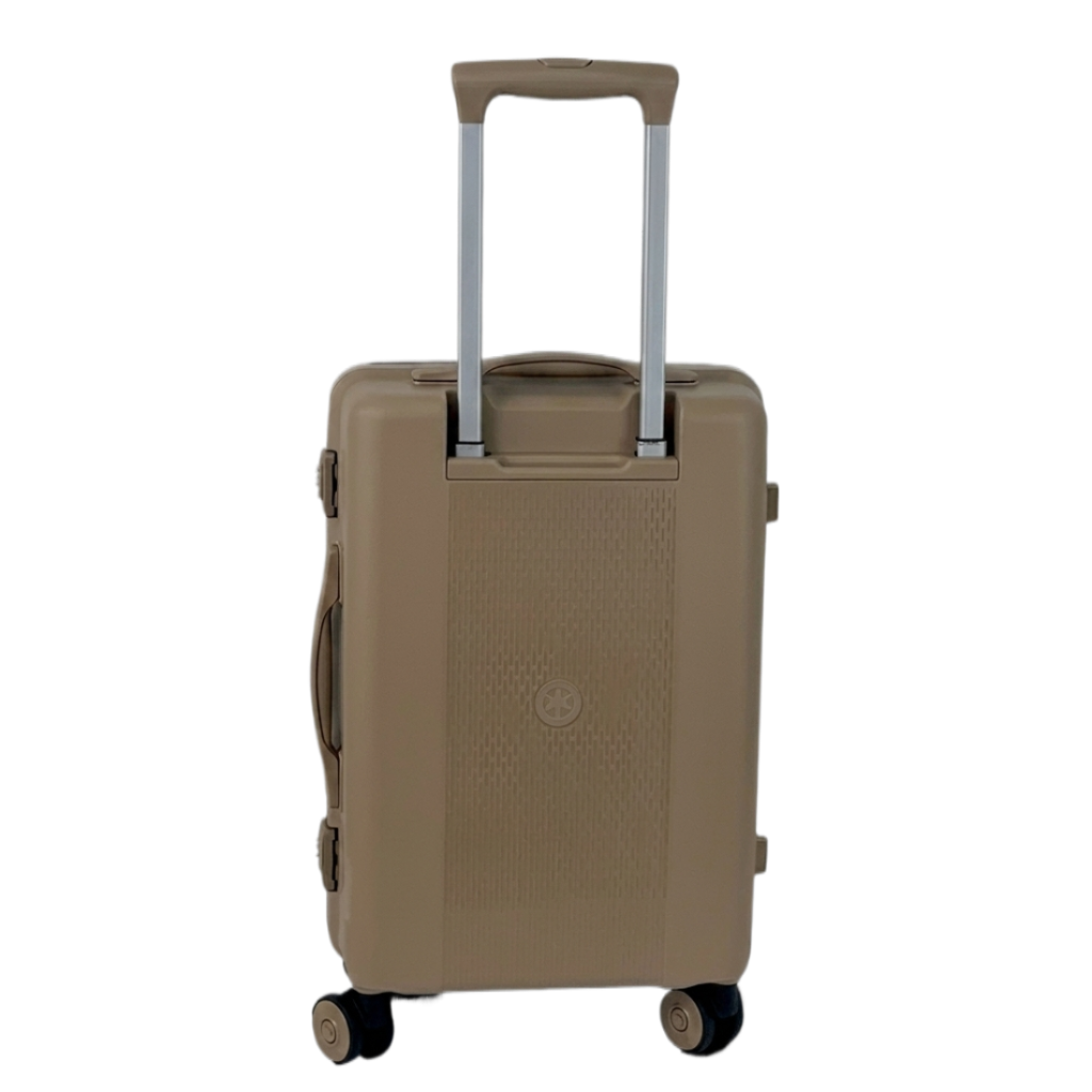 LUGGIT Osaka – 3-Piece Premium Trolley Luggage Set | Zipperless Design | TSA Lock- Champagne