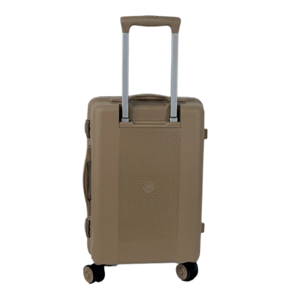 LUGGIT Osaka – 3-Piece Premium Trolley Luggage Set | Zipperless Design | TSA Lock- Champagne