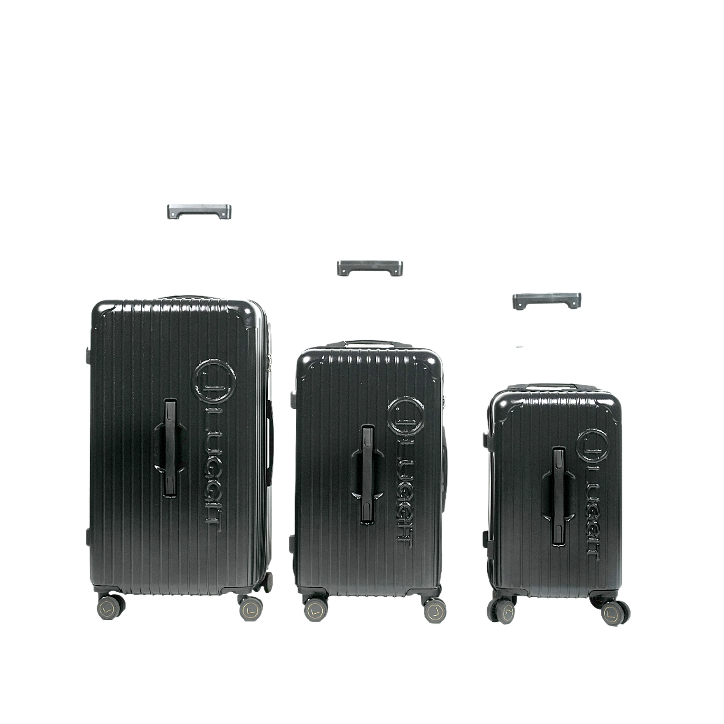 LUGGIT -CDG-Trunk Trolley bag  , 20"(Cabin) ,24"(Medium),30"(Extra Large)(Black)