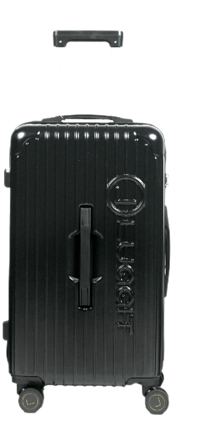 LUGGIT -CDG-Trunk Trolley bag  , 20"(Cabin) ,24"(Medium),30"(Extra Large)(Black)