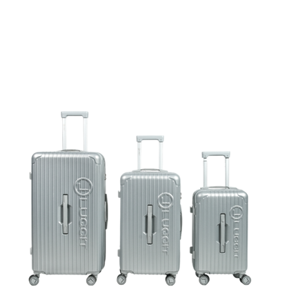 premium luggage set 3 piece airport travel cabin check-in large suitcase