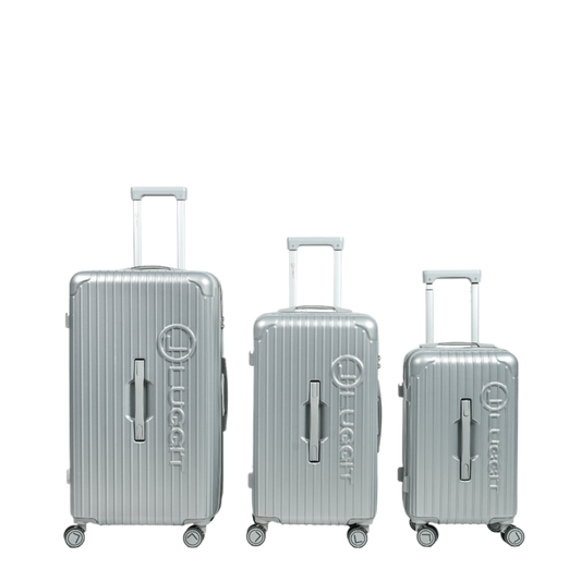premium luggage set 3 piece airport travel cabin check-in large suitcase