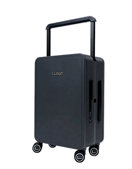 LUGGIT premium grey cabin trolley bag 20 inch lightweight luggage