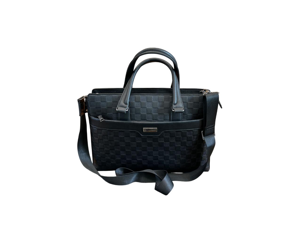 LUGGIT Signature Shield vegan leather smart bag with fingerprint lock laptop bag