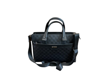 LUGGIT Signature Shield vegan leather smart bag with fingerprint lock laptop bag