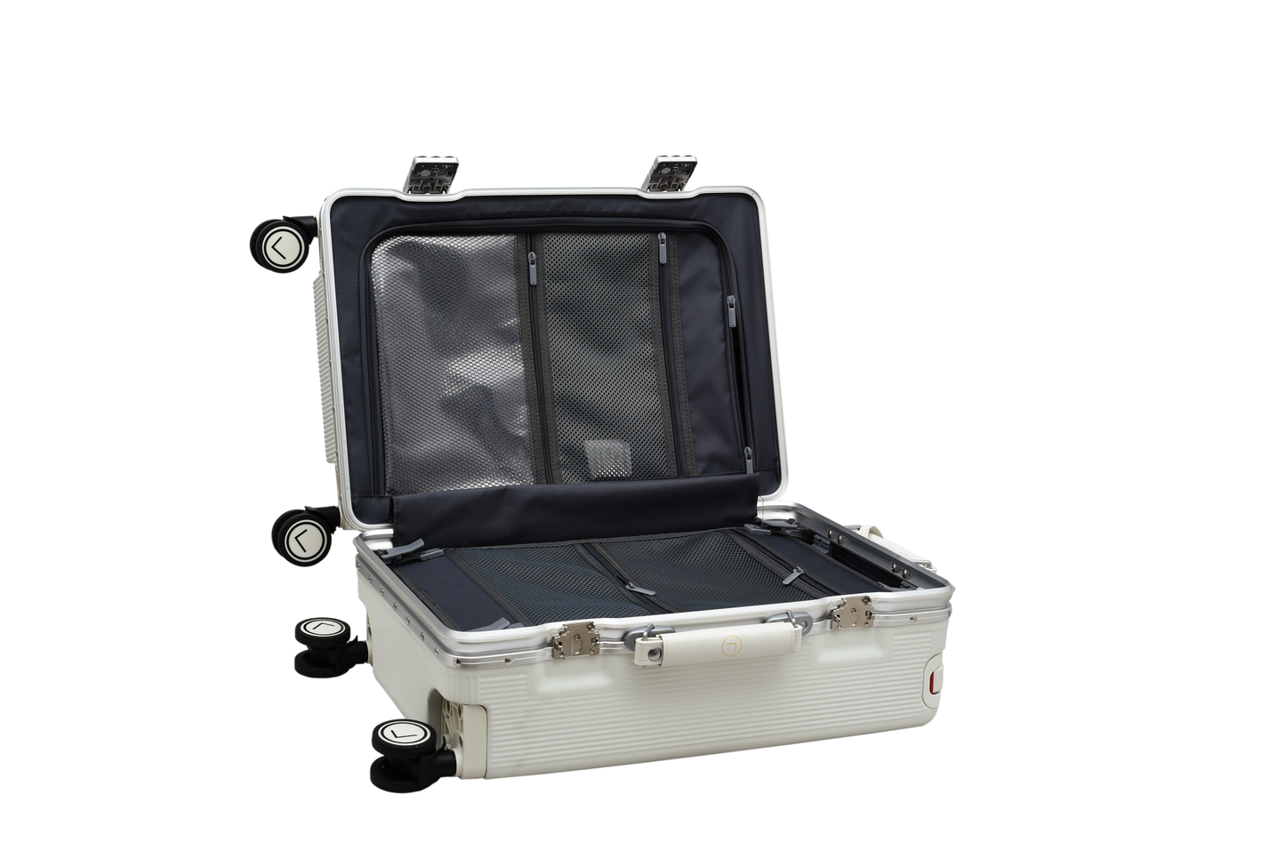 minimal black hard shell suitcase modern design