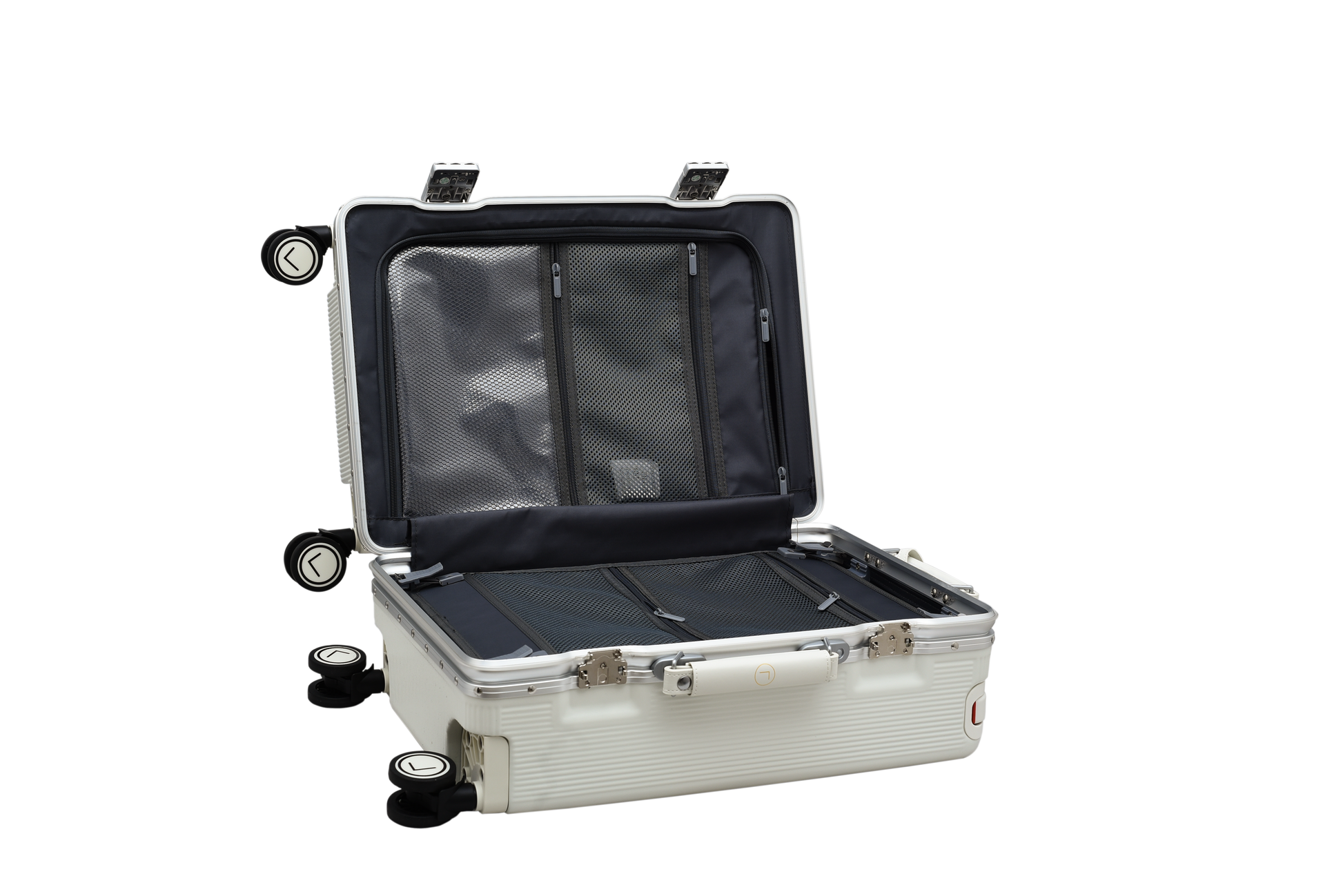 minimal black hard shell suitcase modern design