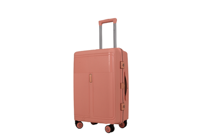LUGGIT Osaka – 3-Piece Premium Trolley Luggage Set | Zipperless Design | TSA Lock  -Apricot