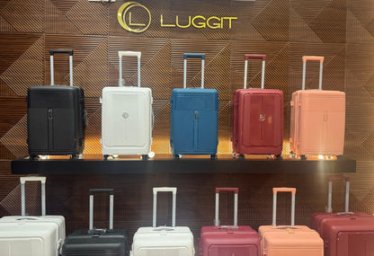 LUGGIT Osaka – 3-Piece Premium Trolley Luggage Set | Zipperless Design | TSA Lock  -Apricot