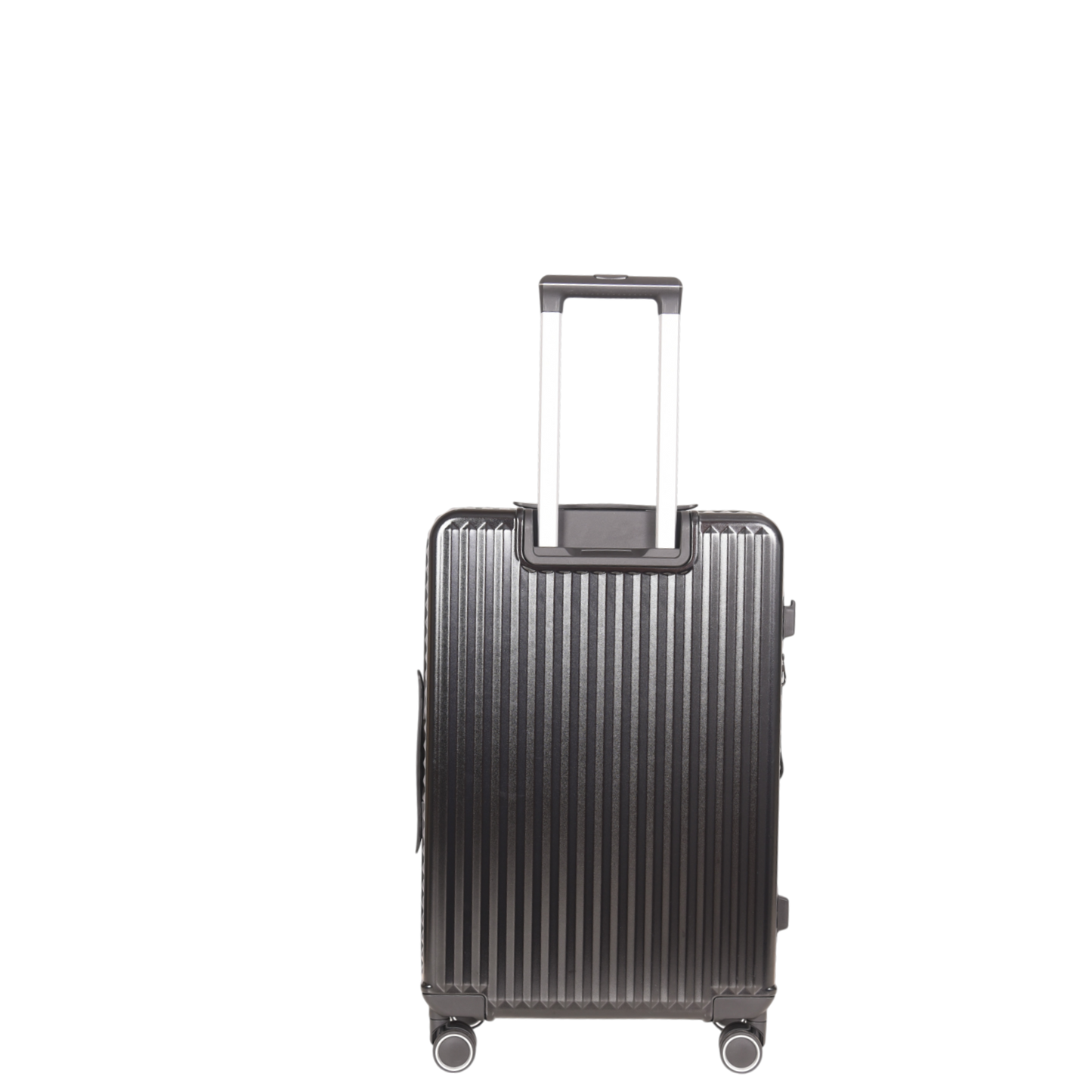 LUGGIT SFO 2.0 Premium Trolley Bag set of 3 ,SmartView Wide Opening Design,TSA Lock, Polycarbonate Hard Shell, Black