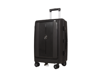 Side view of a gray blazer on a white background luggit