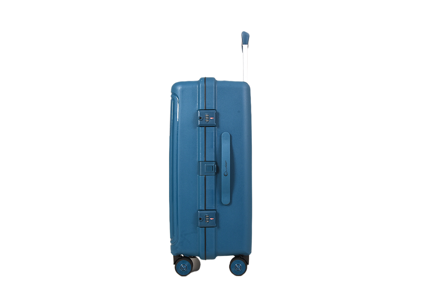 LUGGIT Osaka – 3-Piece Premium Trolley Luggage Set | Zipperless Design | TSA Lock- Petroleum Blue