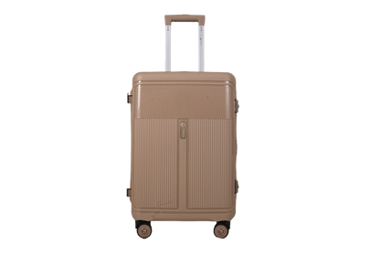 LUGGIT Osaka – 3-Piece Premium Trolley Luggage Set | Zipperless Design | TSA Lock- Champagne