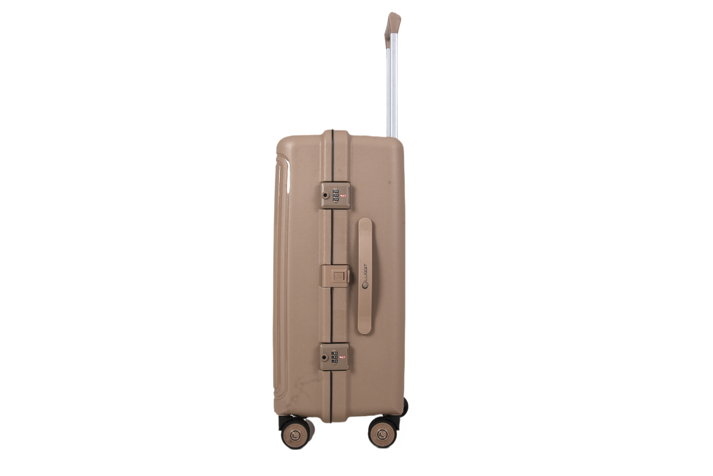 LUGGIT Osaka – 3-Piece Premium Trolley Luggage Set | Zipperless Design | TSA Lock- Champagne