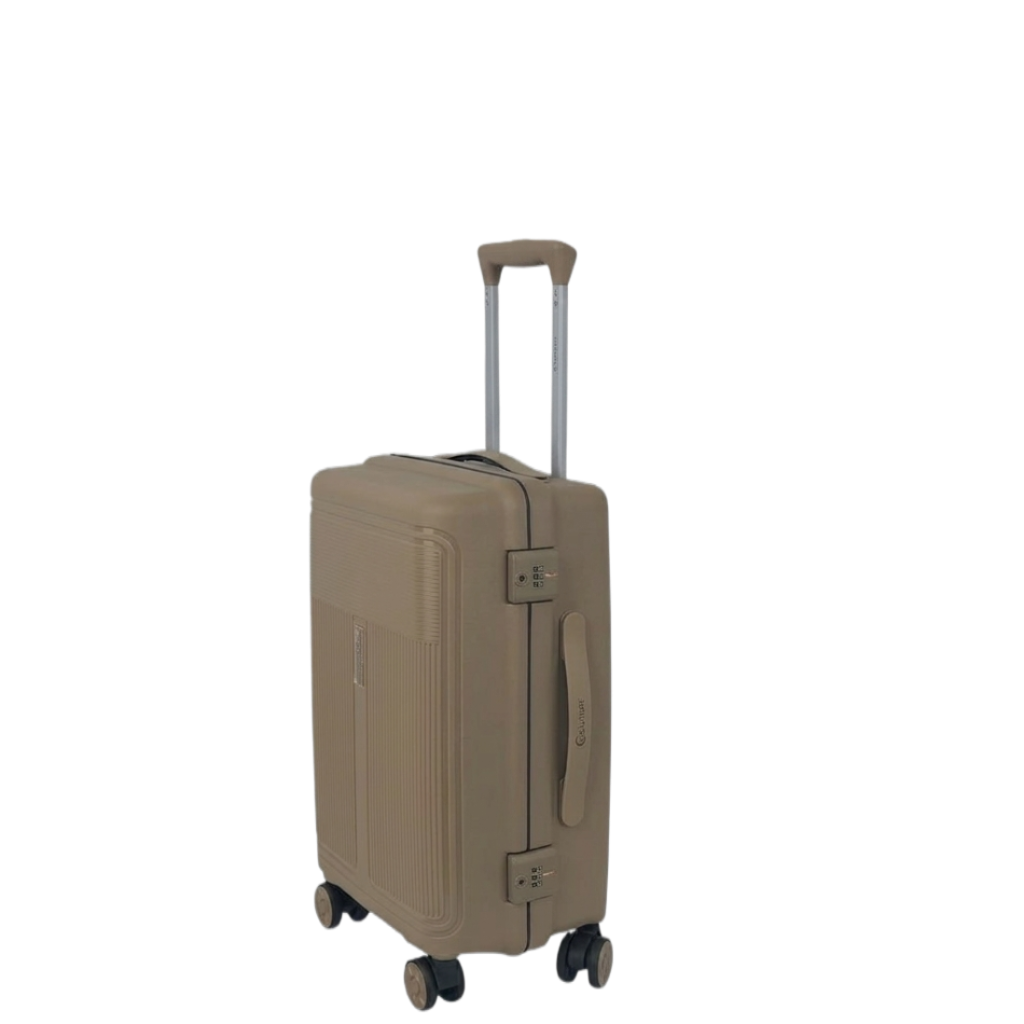 LUGGIT Osaka – 3-Piece Premium Trolley Luggage Set | Zipperless Design | TSA Lock- Champagne