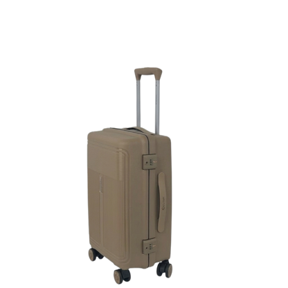 LUGGIT Osaka – 3-Piece Premium Trolley Luggage Set | Zipperless Design | TSA Lock- Champagne