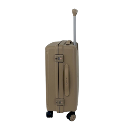 LUGGIT Osaka – 3-Piece Premium Trolley Luggage Set | Zipperless Design | TSA Lock- Champagne