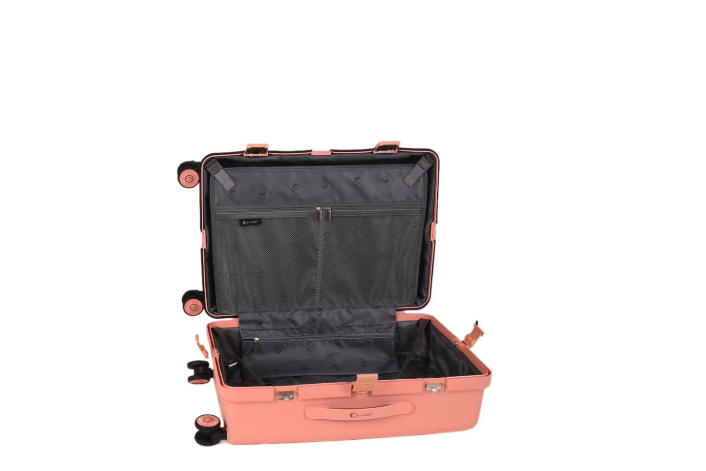 LUGGIT Osaka – 3-Piece Premium Trolley Luggage Set | Zipperless Design | TSA Lock  -Apricot