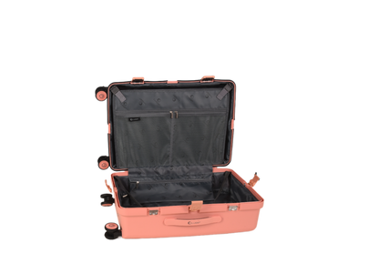 LUGGIT Osaka – 3-Piece Premium Trolley Luggage Set | Zipperless Design | TSA Lock  -Apricot