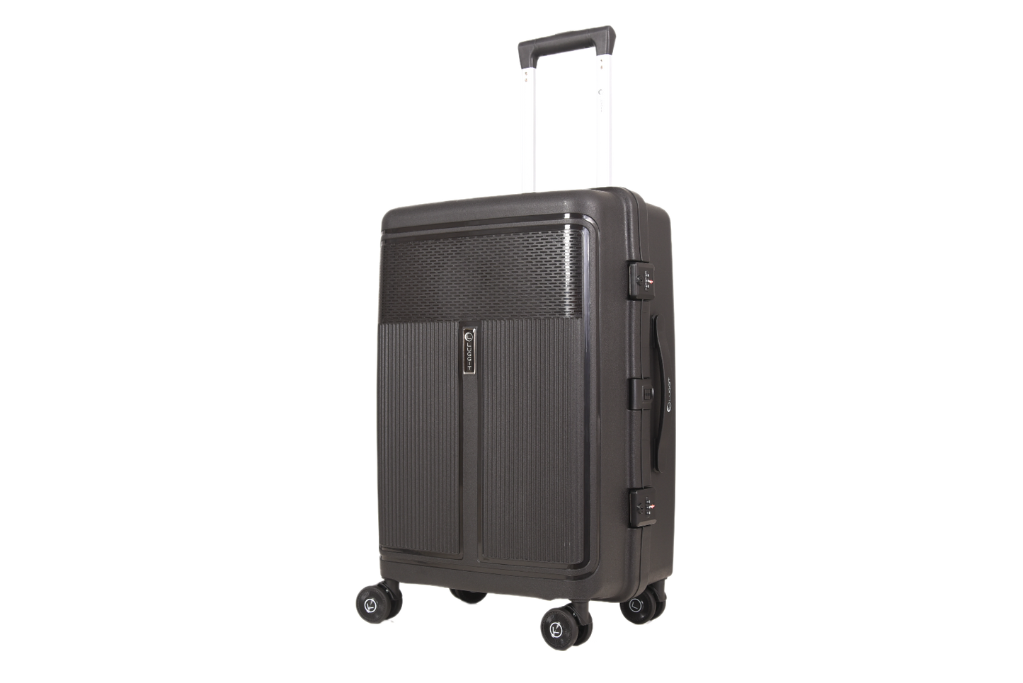 LUGGIT Osaka – 3-Piece Premium Trolley Luggage Set | Zipperless Design | TSA Lock-Black