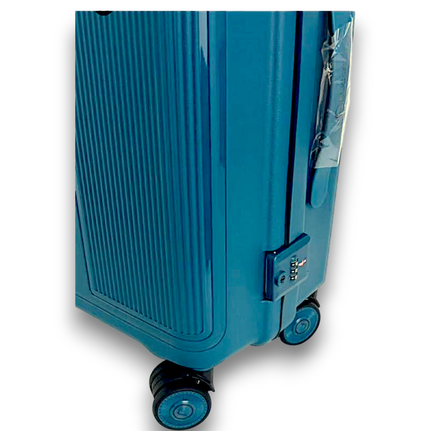 LUGGIT Osaka – 3-Piece Premium Trolley Luggage Set | Zipperless Design | TSA Lock- Petroleum Blue