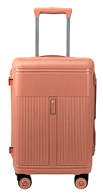LUGGIT Osaka – 3-Piece Premium Trolley Luggage Set | Zipperless Design | TSA Lock  -Apricot
