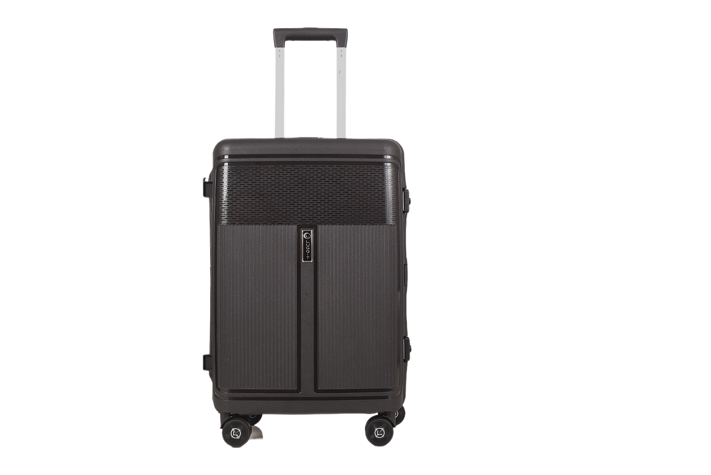 LUGGIT Osaka No zipper Premium Polypropylene Travel Trolley Bag set of 3 ,TSA Lock,,Black