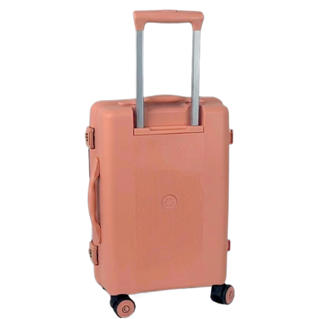 LUGGIT Osaka – 3-Piece Premium Trolley Luggage Set | Zipperless Design | TSA Lock  -Apricot