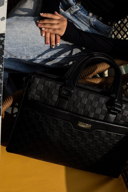 LUGGIT - Signature Shield - ADVANCE FINGER PRINT LOCK Vegan LEATHER MULTI STYLE AND MULTI PURPOSE BAG