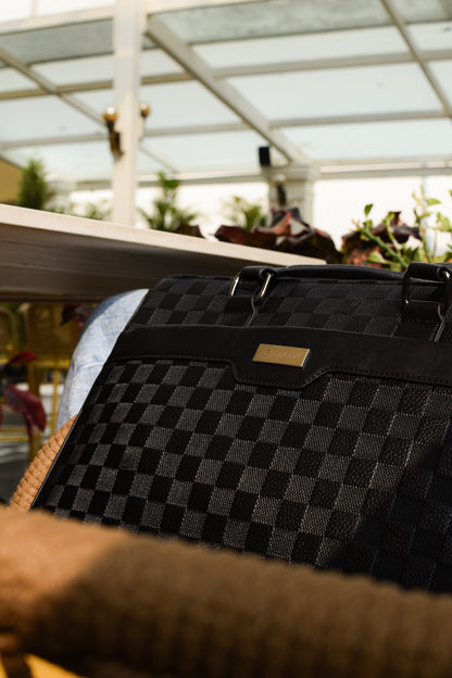 LUGGIT - Signature Shield - ADVANCE FINGER PRINT LOCK Vegan LEATHER MULTI STYLE AND MULTI PURPOSE BAG