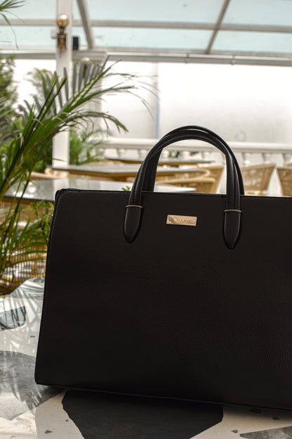 LUGGIT - Signature Shield - ADVANCE Bio-Matrices  LOCK PURE LEATHER MULTI STYLE AND MULTI PURPOSE BAG