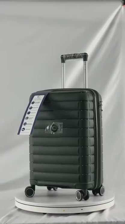 LUGGIT Kyoto – 3-Piece Premium Trolley Luggage Set | Double zipper & Expandable  Design | (Coming soon)