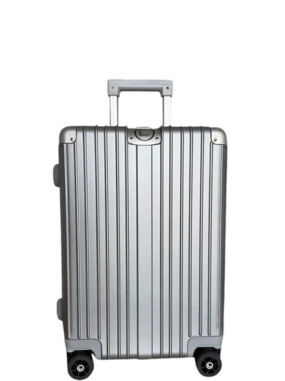 LUGGIT Smart Pro Max Fingerprint Cabin Luggage – 20 inch-Silver
