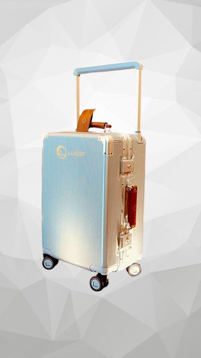 LUGGIT - Luxury Trolley bag -Silver-20"/24"