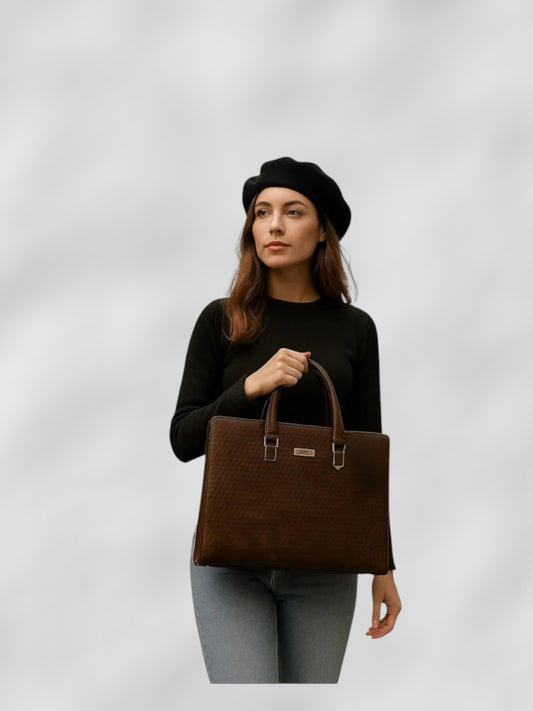 LUGGIT - Signature Shield - ADVANCE FINGER PRINT LOCK Vegan LEATHER MULTI STYLE AND MULTI PURPOSE BAG