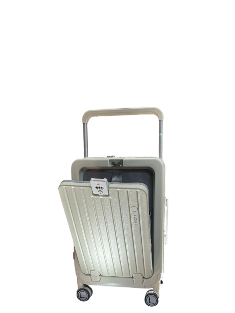 LUGGIT SFO -Cabin Trolley Bag , Front Opening