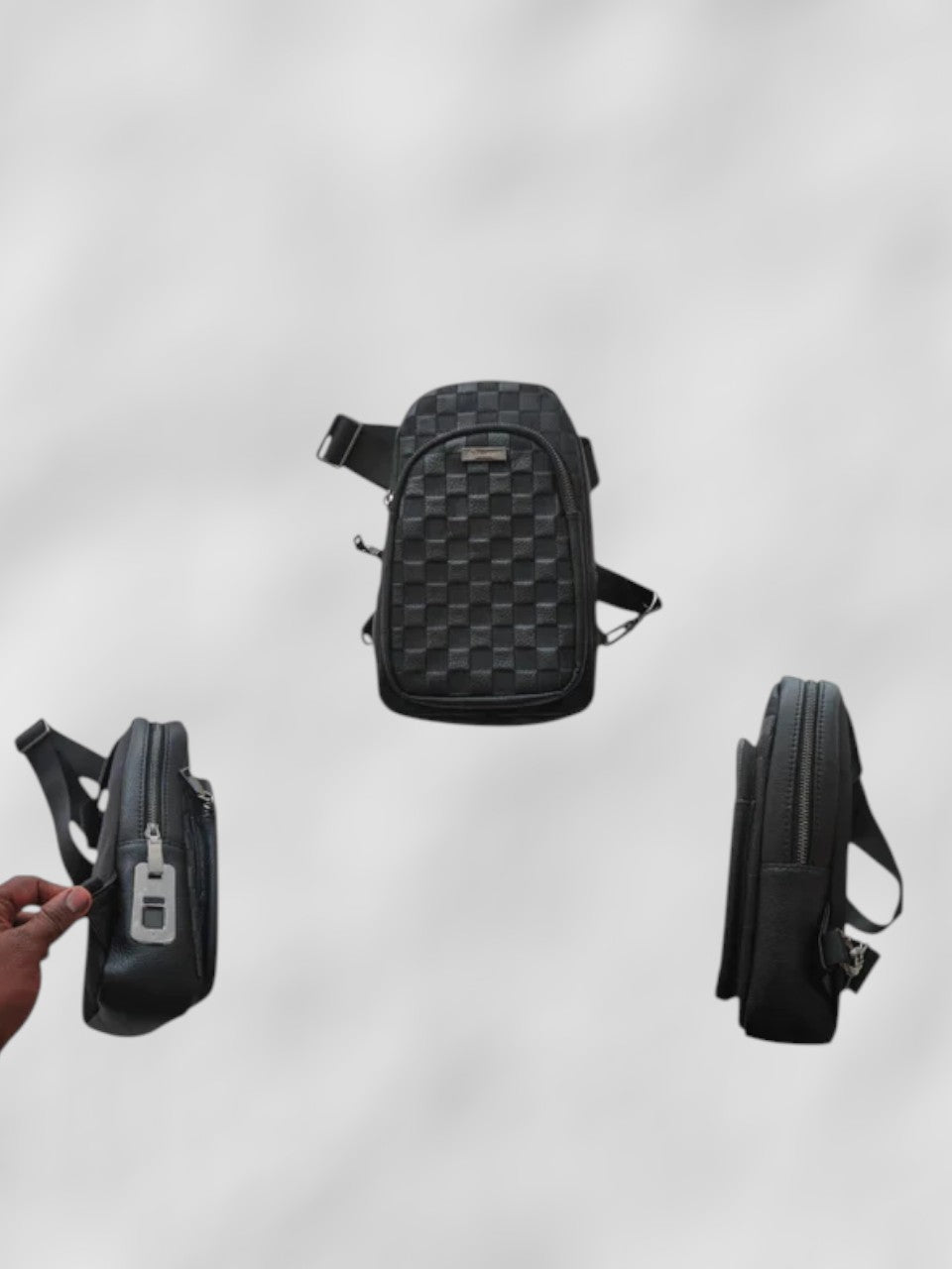 LUGGIT - Traveler's Shield -Bio-Matrices-unlocking Sling Bag