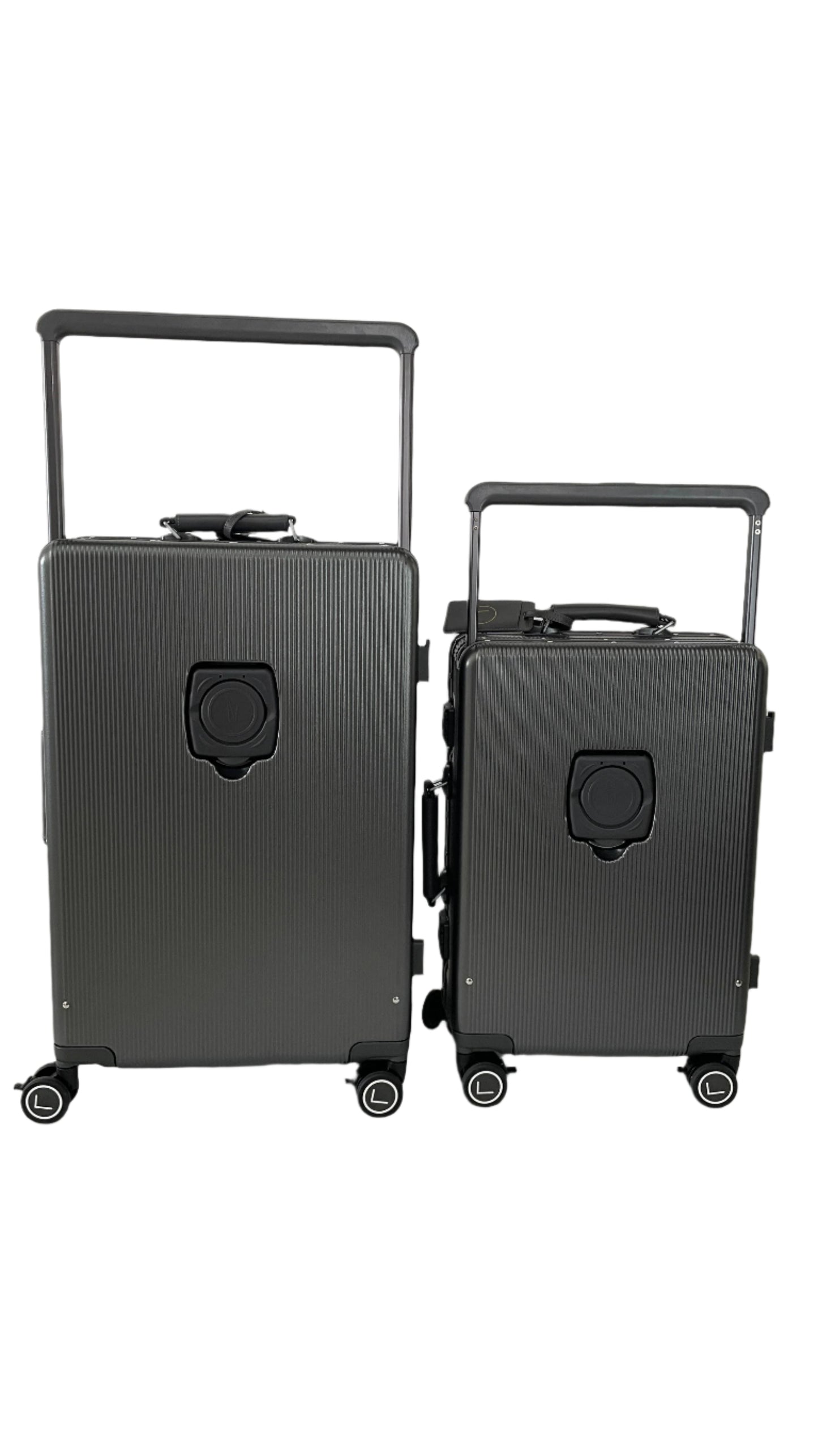 LUGGIT - Luxury -Grey -20"+ 24" Combo -Set of 2-Pc