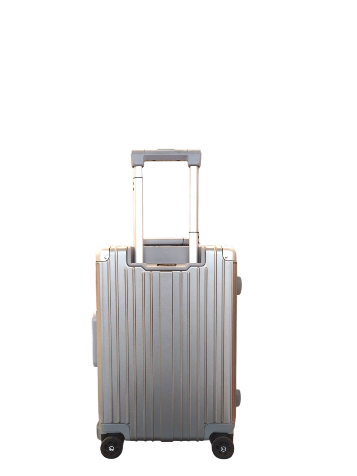 LUGGIT Smart Pro Fingerprint Cabin Luggage – 20 inch-Silver