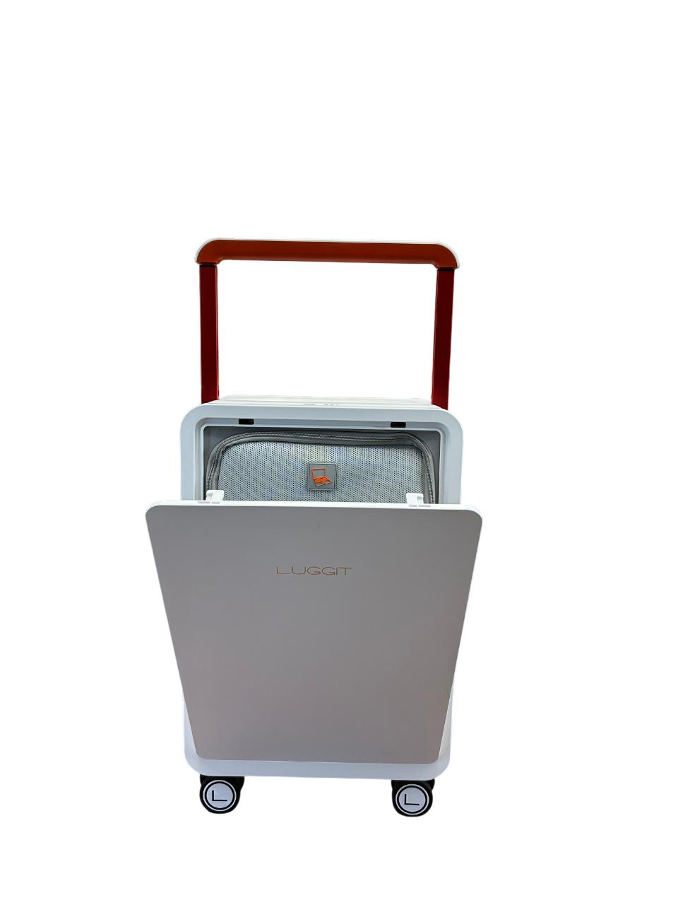cabin suitcase with laptop sleeve front pocket