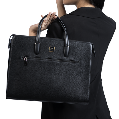 premium  leather smart bag business travel laptop bag modern design
